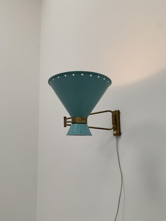 Image 1 of Lampe Diabolo Mathieu Lunel 1950's