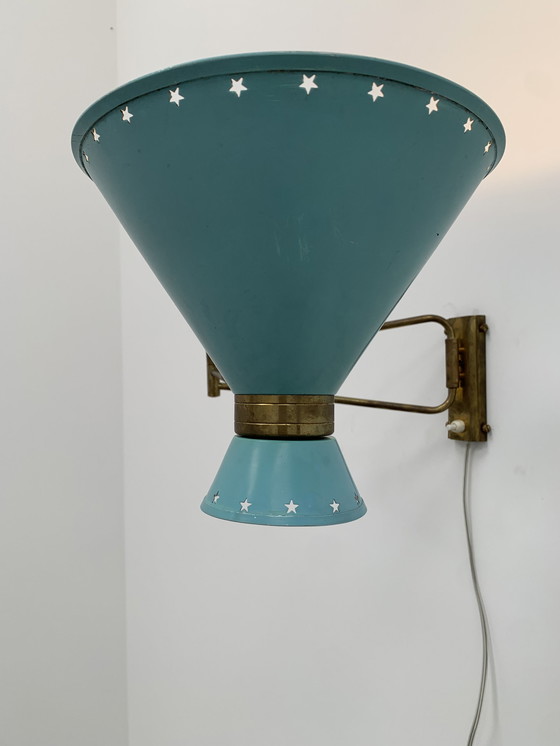 Image 1 of Lampe Diabolo Mathieu Lunel 1950's