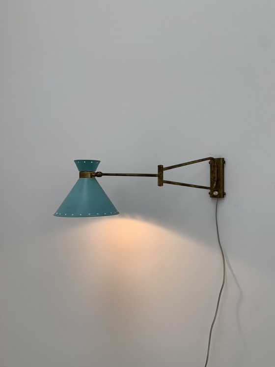 Image 1 of Lampe Diabolo Mathieu Lunel 1950's