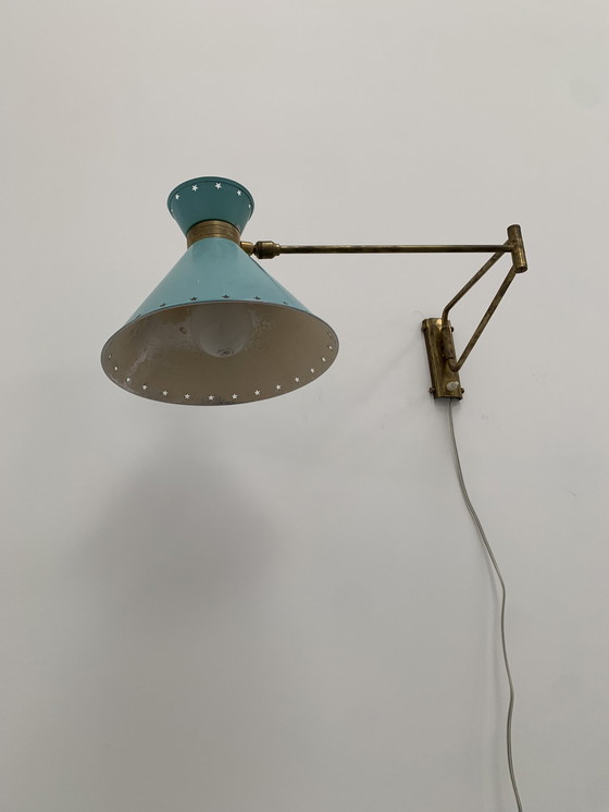 Image 1 of Lampe Diabolo Mathieu Lunel 1950's