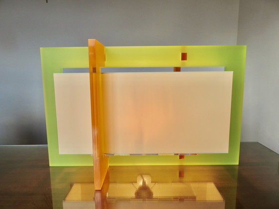 Image 1 of Very Large Plexiglas Lamp, 80s 90s