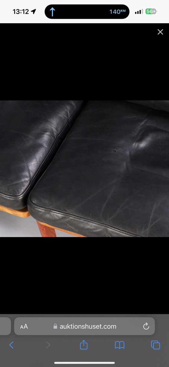 Image 1 of Niels Eilersen 3-Seater Sofa by Illum Wikkelsø