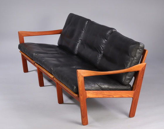 Image 1 of Niels Eilersen 3-Seater Sofa by Illum Wikkelsø