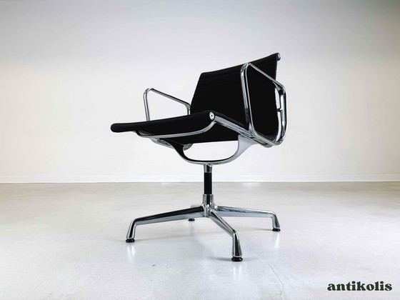 Image 1 of 6X Vitra Ea 108 office chair Charles & Ray Eames Hopsak Chocolat