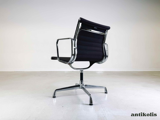 Image 1 of 6X Vitra Ea 108 office chair Charles & Ray Eames Hopsak Chocolat