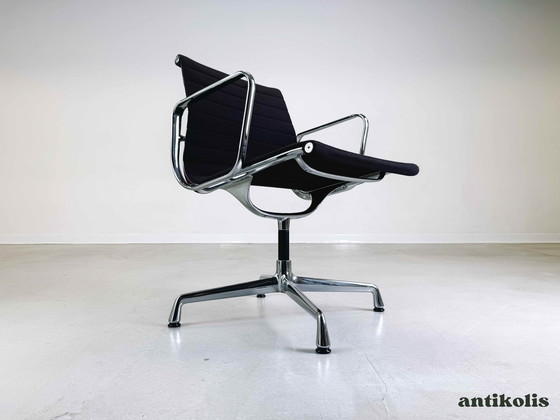 Image 1 of 6X Vitra Ea 108 office chair Charles & Ray Eames Hopsak Chocolat