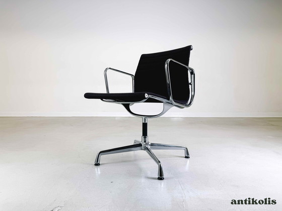 Image 1 of 6X Vitra Ea 108 office chair Charles & Ray Eames Hopsak Chocolat