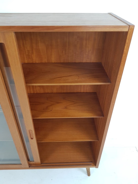 Image 1 of Vintage teck Hundevad Danish display cabinet | wall cabinet