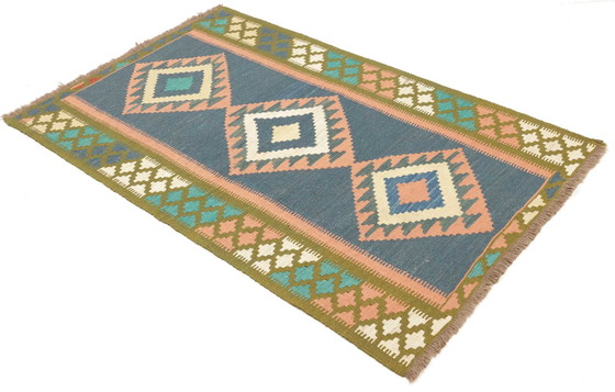 Image 1 of Kilim Persia Qashqai -Hand-woven- Collector's item- 154 X 97 Cm No. 448815