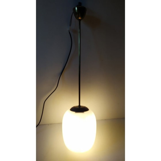 Image 1 of Vintage Murano glass Stilnovo pendant lamp, 1950s