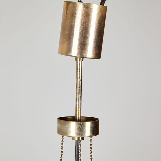 Image 1 of Vintage limburg smoked glass chandelier, 1960