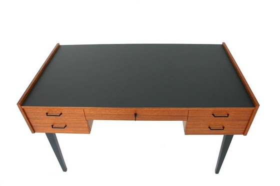 Image 1 of Georg Satink for WK Möbel, Mid Century Teak Writing Desk / Bureau, Allemagne 1960s