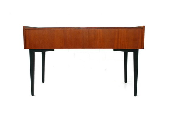 Image 1 of Georg Satink for WK Möbel, Mid Century Teak Writing Desk / Bureau, Allemagne 1960s