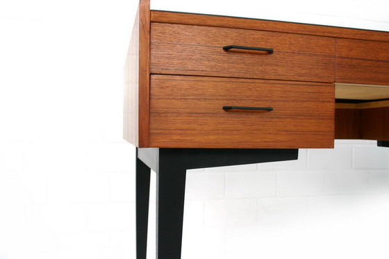 Image 1 of Georg Satink for WK Möbel, Mid Century Teak Writing Desk / Bureau, Allemagne 1960s