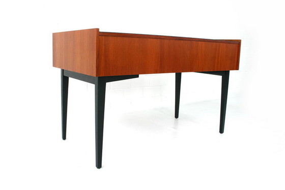 Image 1 of Georg Satink for WK Möbel, Mid Century Teak Writing Desk / Bureau, Allemagne 1960s