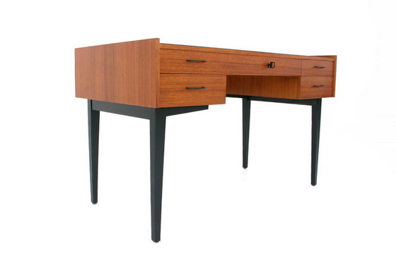 Image 1 of Georg Satink for WK Möbel, Mid Century Teak Writing Desk / Bureau, Allemagne 1960s