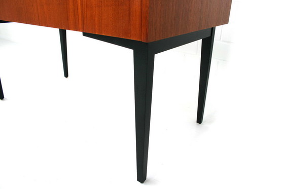 Image 1 of Georg Satink for WK Möbel, Mid Century Teak Writing Desk / Bureau, Allemagne 1960s