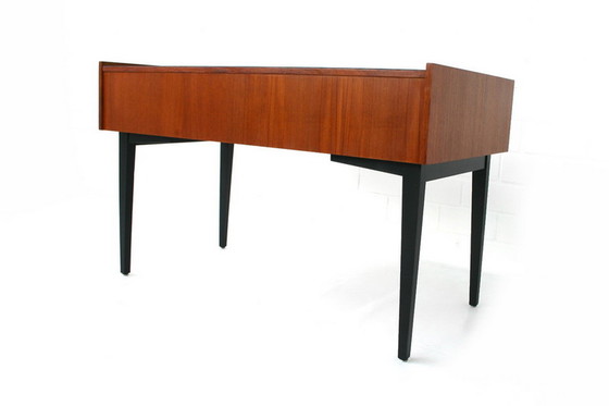 Image 1 of Georg Satink for WK Möbel, Mid Century Teak Writing Desk / Bureau, Allemagne 1960s