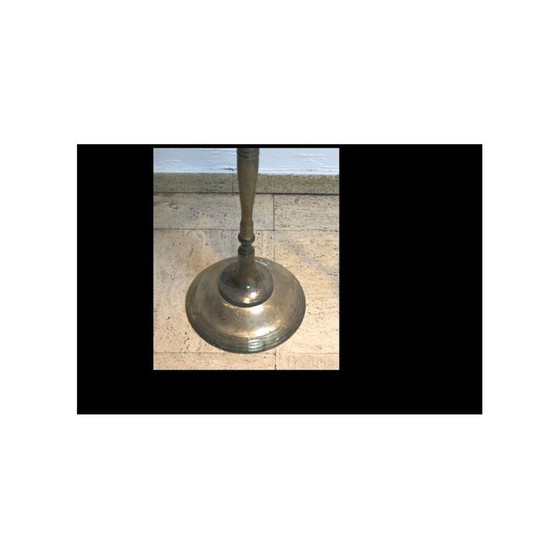 Image 1 of Candeliere vintage in bronzo argentato