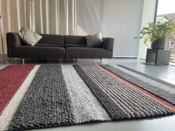 Image 1 of Tapis en laine tissé à la main Perletta