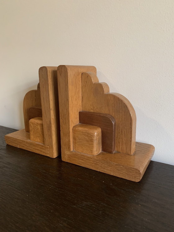 Image 1 of 2X Amsterdam School Art Deco Bookends.