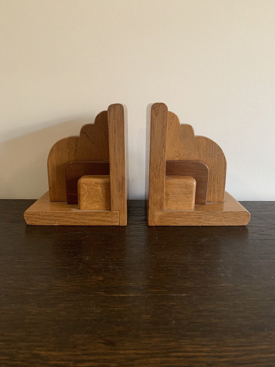 Image 1 of 2X Amsterdam School Art Deco Bookends.