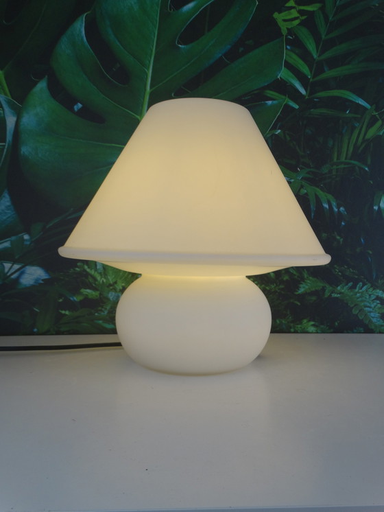 Image 1 of Glass hut Limburg mushroom lamp 6249