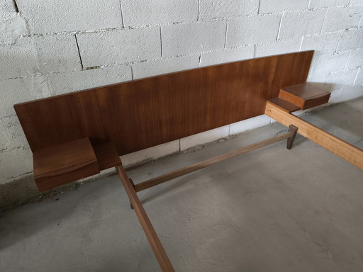 Scandinavian Vintage Teak Bed