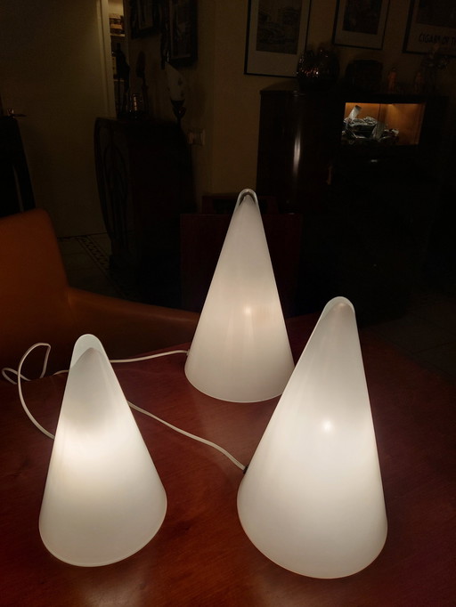 3 SCE Teepee Table Lamps.