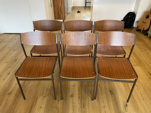 6x Gijs van der Sluis chairs