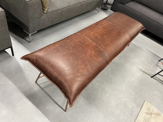 Image 1 of Nouveau Jess Design Banc de salle à manger Vidar Cuir marron