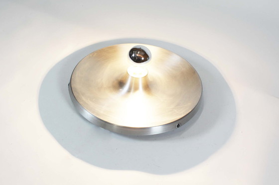 Image 1 of 1x Vintage metal Discus wall lamp