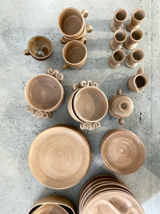 Image 1 of Jean Austruy of Vallauris 53-piece ceramic set