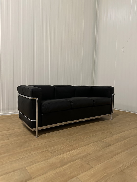 Image 1 of Cassina Lc2 Le Corbusier 3-Seater Sofa