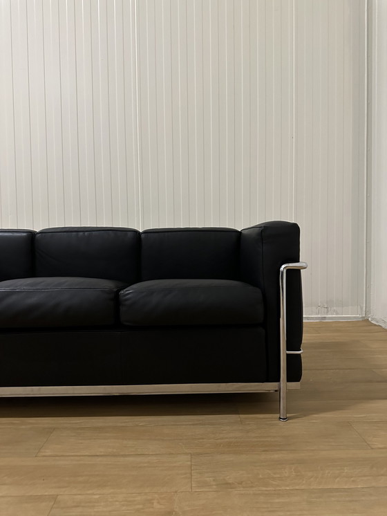 Image 1 of Cassina Lc2 Le Corbusier 3-Seater Sofa