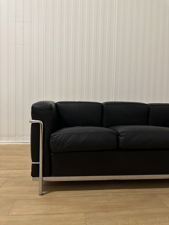 Image 1 of Cassina Lc2 Le Corbusier 3-Seater Sofa