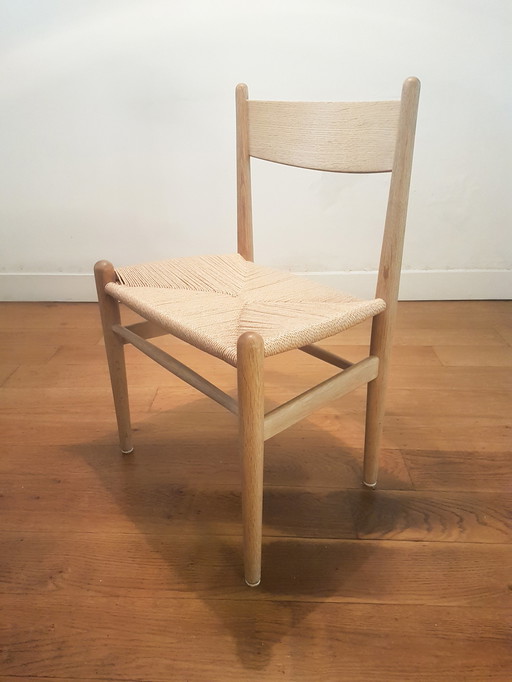 6X Chaises de salle à manger Ch 36 par Hans J. Wegner pour Carl Hansen