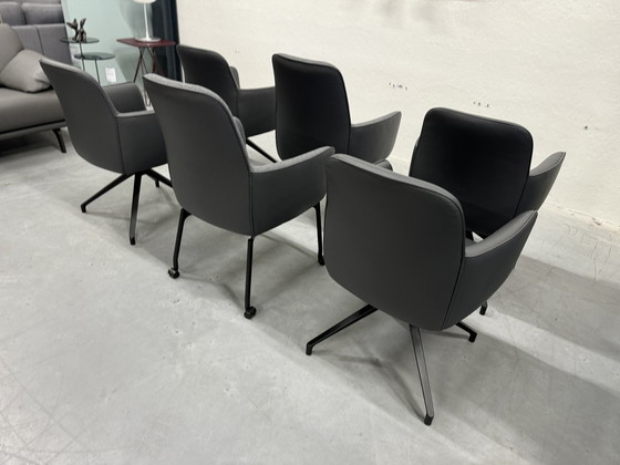 Image 1 of 6 Leolux Gyon Dining Chairs Ceras Rock