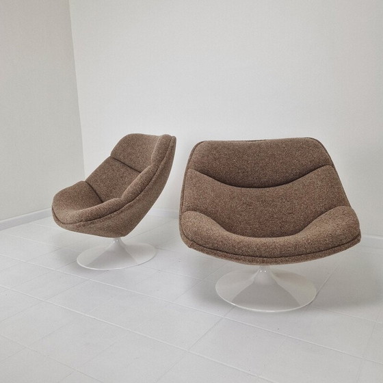 Image 1 of Pair of vintage F557 armchairs by Pierre Paulin for Artifort, 1960s
