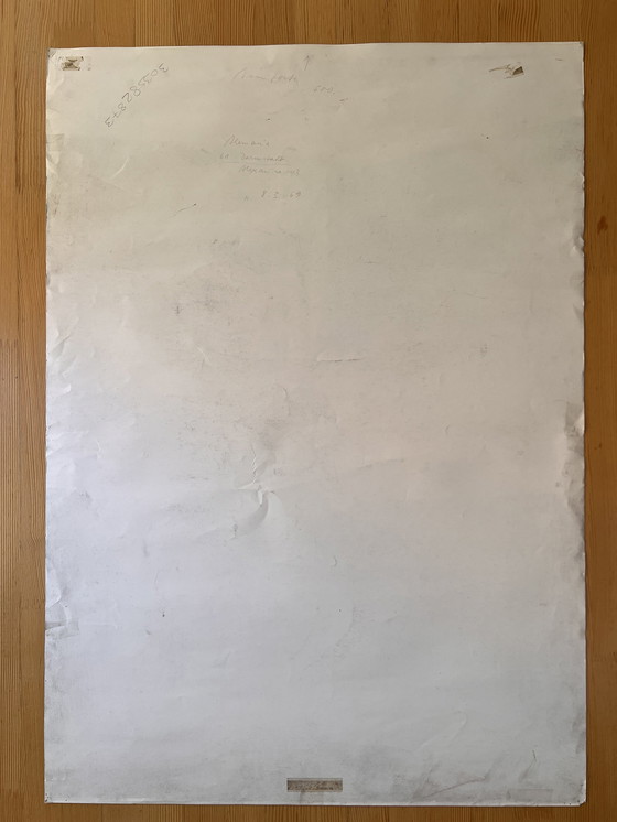 Image 1 of Peter Steinforth Geometric Abstraction, Ink, Germany 1969, Berlin