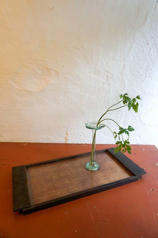 French Wine harvest tray