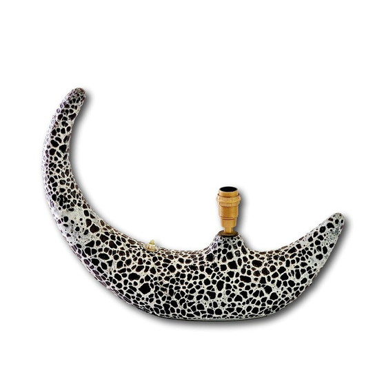 Image 1 of Lampada da tavolo vintage Le Vaucour a forma di corno per Vallauris, 1950