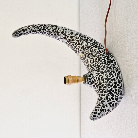 Image 1 of Lampada da tavolo vintage Le Vaucour a forma di corno per Vallauris, 1950