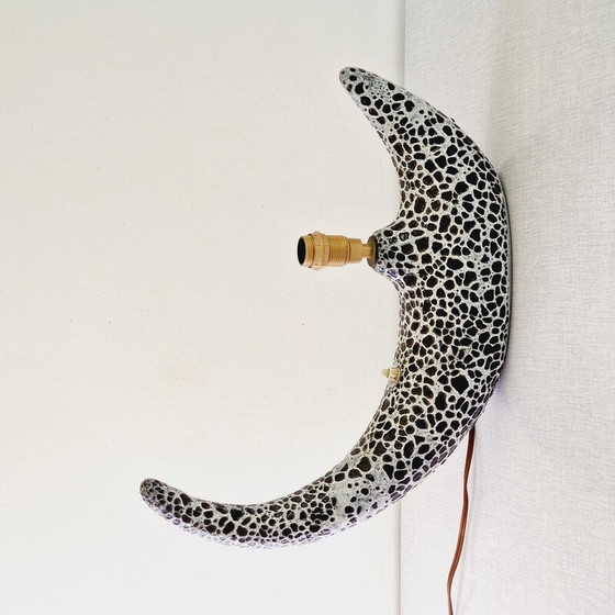 Image 1 of Lampada da tavolo vintage Le Vaucour a forma di corno per Vallauris, 1950