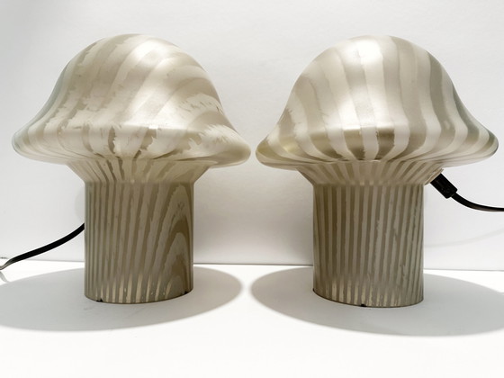 Image 1 of 2x Lampes de table champignon Peill & Putzler