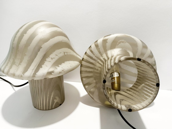 Image 1 of 2x Peill & Putzler mushroom table lamps