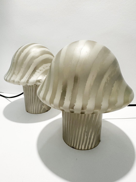 Image 1 of 2x Lampes de table champignon Peill & Putzler