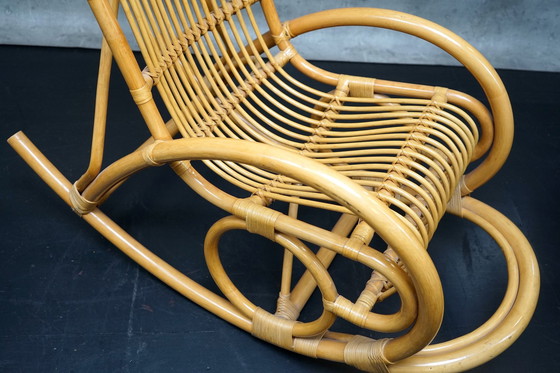 Image 1 of Rocking chair made of bamboo, 1970s