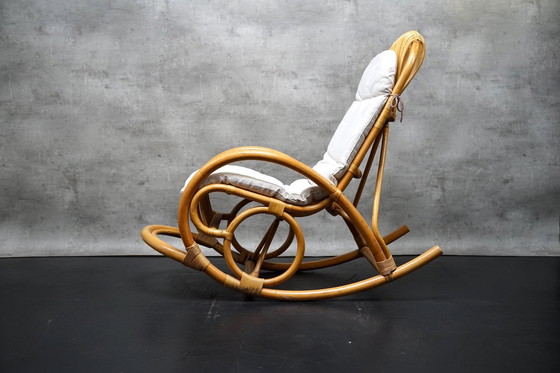 Image 1 of Rocking chair made of bamboo, 1970s