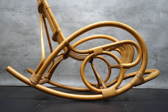 Image 1 of Rocking chair made of bamboo, 1970s